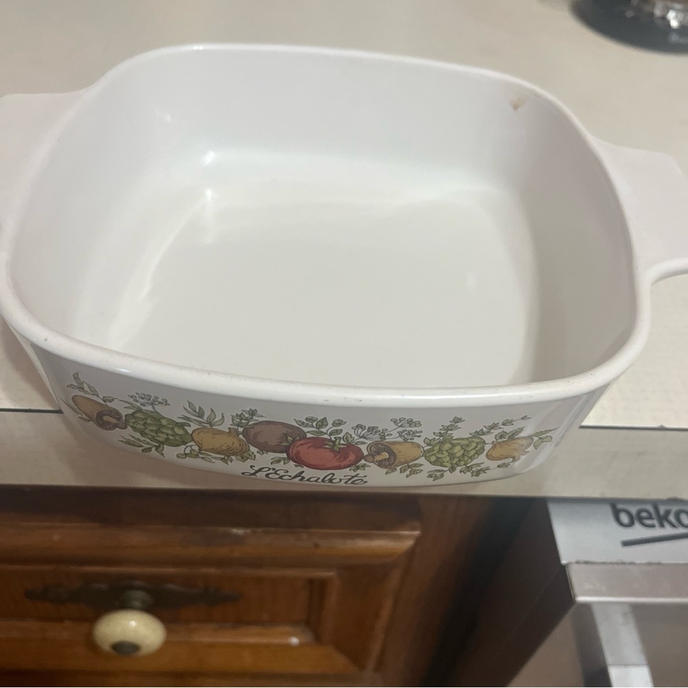 Corning Ware Vintage L'ECHALOTE  1 Quart Dish A-1-B